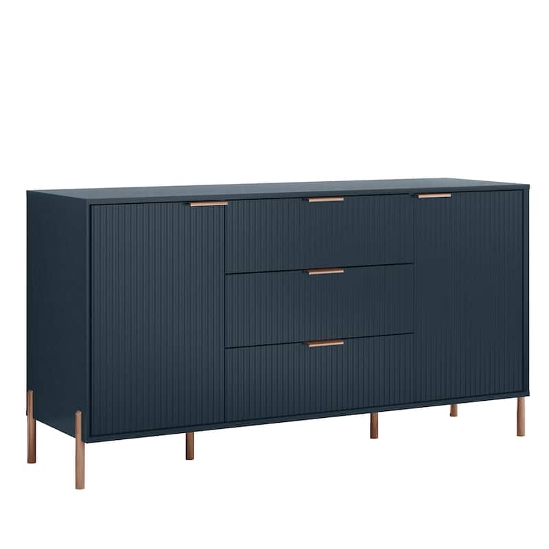 58" Premium Storage Cabinet Dresser - Versatile and Stylish