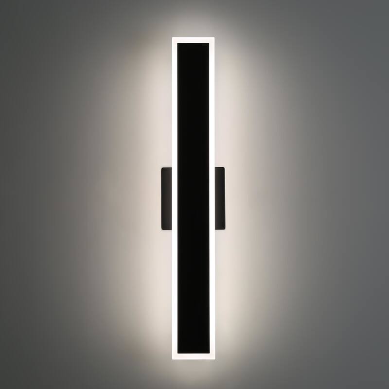 Golden Lighting 4074-OWL24 Obsidian 24" Tall Outdoor Wall Sconce