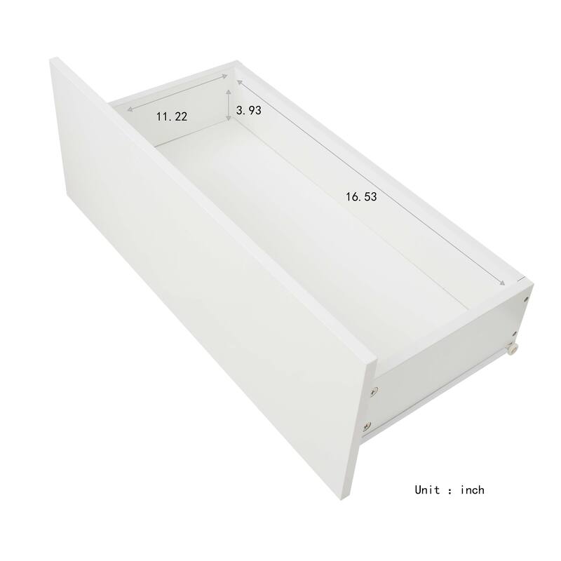 63" TV Stand with LED, Drawers & Open Shelves for TVs Up to 60"
