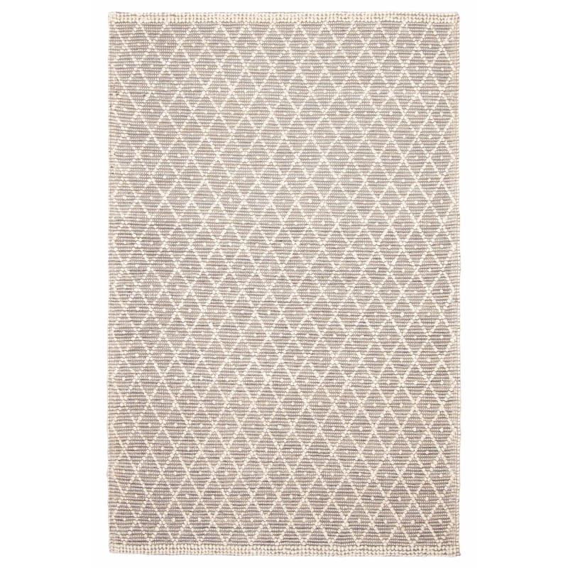ECARPETGALLERY Braid weave Sienna Taupe Wool Rug - 5'1 x 7'11 - Taupe - 5'1 x 7'11