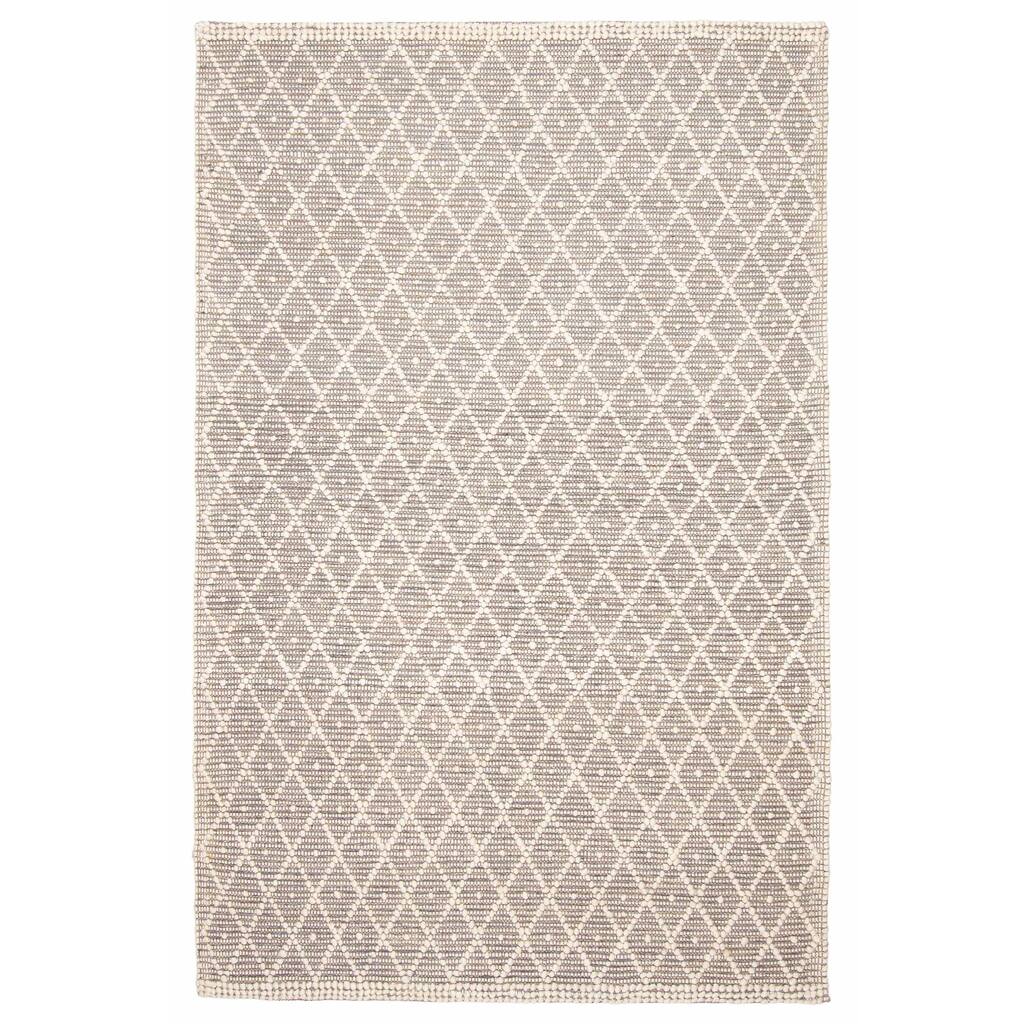 ECARPETGALLERY Braid weave Sienna Taupe Wool Rug - 5'1 x 7'11