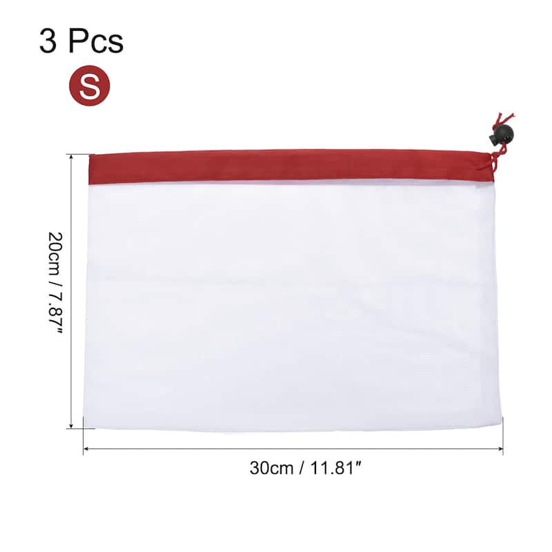 Reusable Produce Bags, Mesh Produce Bags for Fruit Vegetable