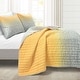 preview thumbnail 2 of 17, Lush Decor Glitter Ombre Metallic Print Quilt Set