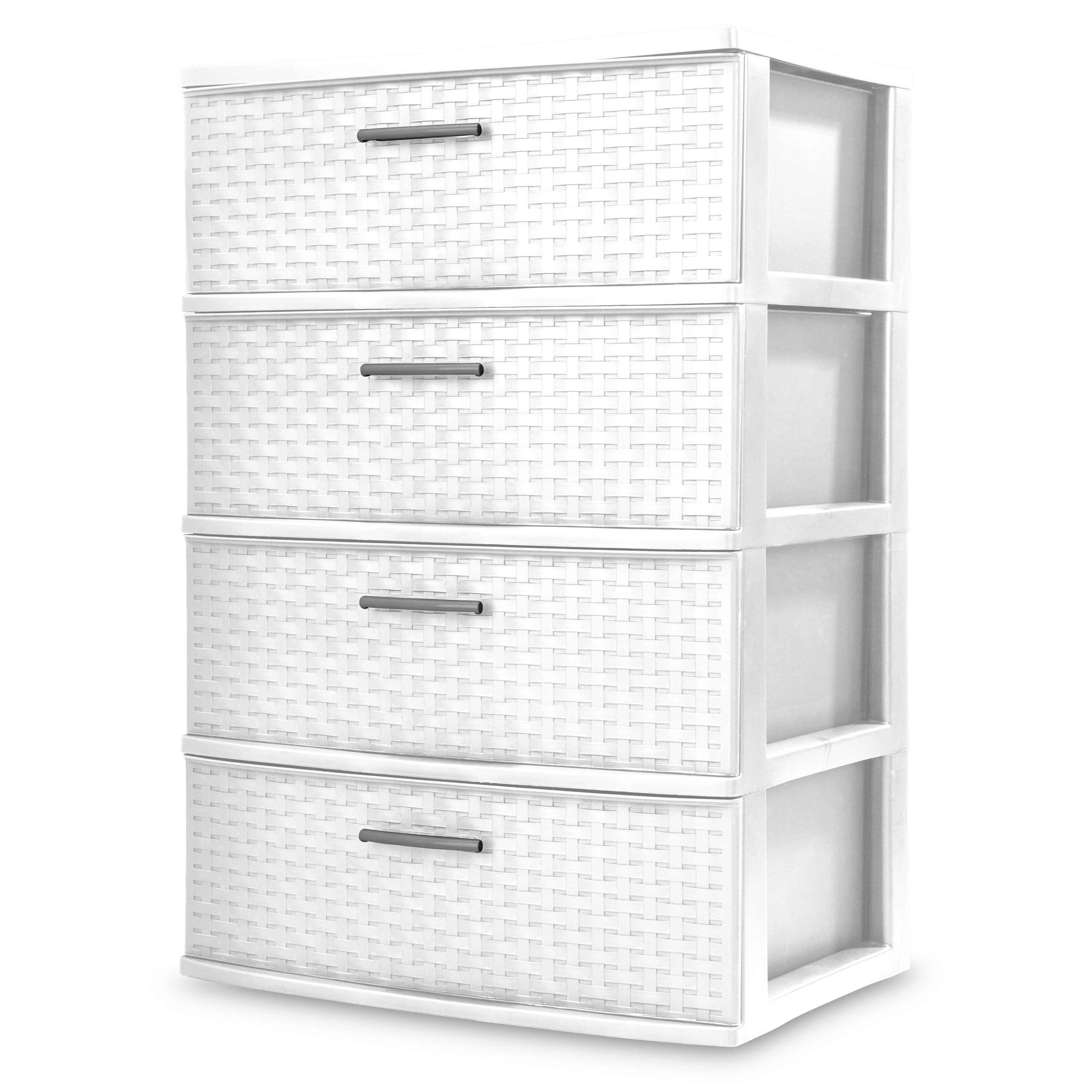 4 Drawer Wide Weave Tower Espresso - Bed Bath & Beyond - 36494671