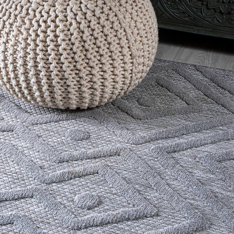 JONATHAN Y Salines Moroccan Diamond Indoor/Outdoor Area Rug