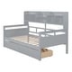 preview thumbnail 24 of 37, Twin Size Daybed with Drawers, Wood Twin Daybed with Bedside Shelf