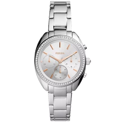 Fossil Women's Vale Silver Dial Watch - BQ3657 - 6 (36)
