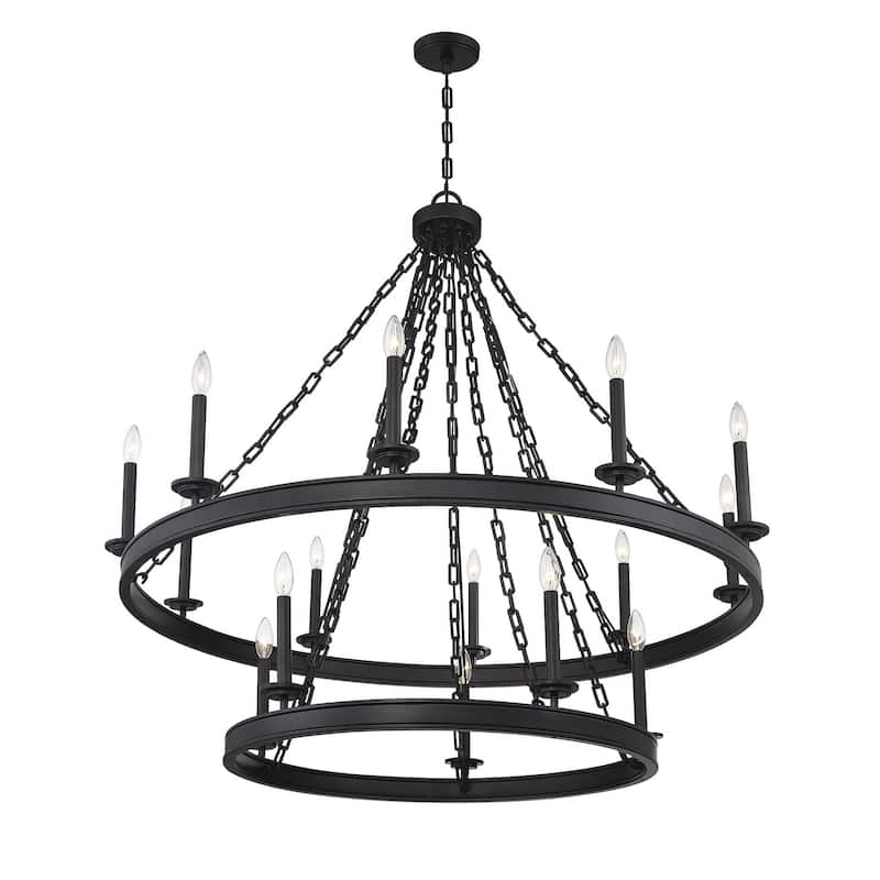Savoy House Seville 15 Light 45" Wide Taper Candle Chandelier