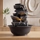 preview thumbnail 21 of 63, Costway Tabletop Water Fountain with Rolling Crystal Ball, Warm Light Rock