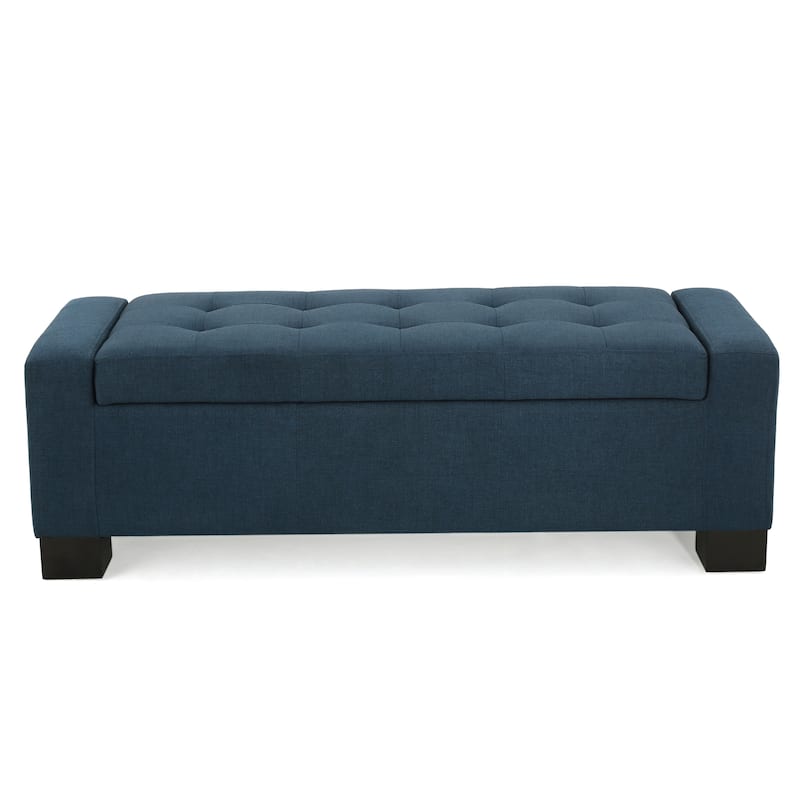 Roomfitters Modern Upholstered Storage Ottoman Bench, Lift-Top Entryway Seating