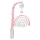 preview thumbnail 5 of 5, Lambs & Ivy Watercolor Pastel Rainbow/Pom Pom Musical Baby Nursery Crib Mobile