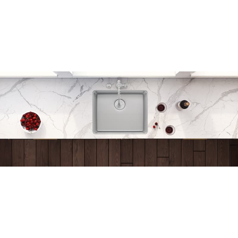 Ruvati 18-inch Undermount Bar Prep Kitchen Sink 16 Gauge Stainless Steel Single Bowl - RVM5916 - 18" X 16"