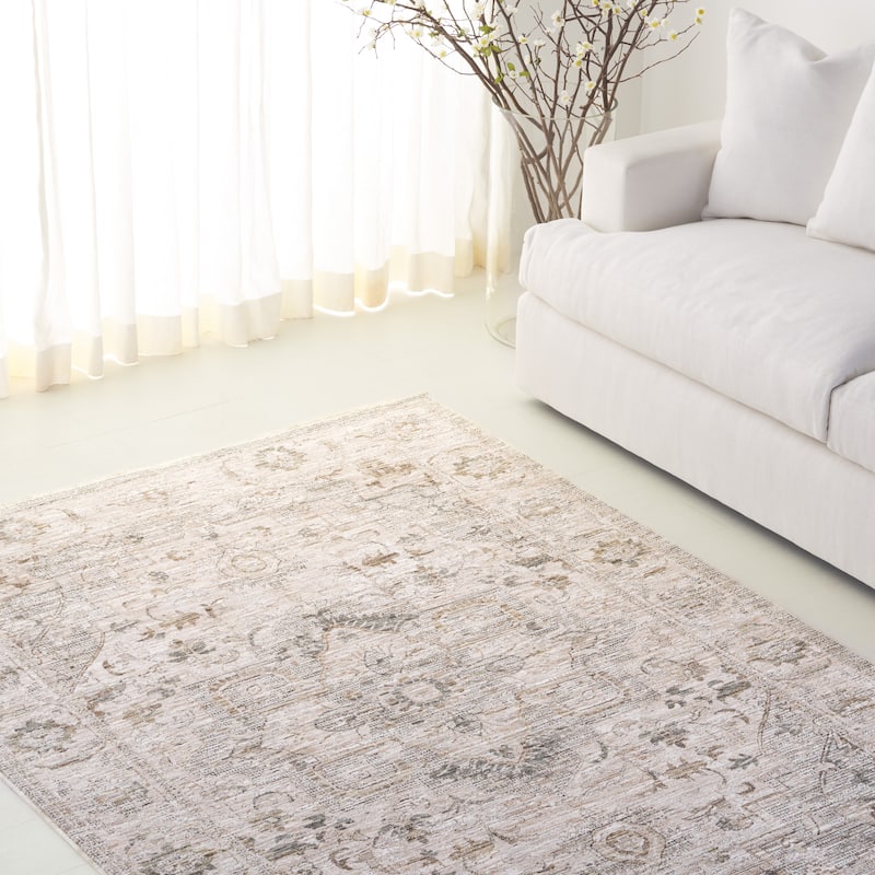 Lauren Ralph Lauren Dobrina Traditional Rug - Beige/Ivory Grey - 5'3" x 7'6"