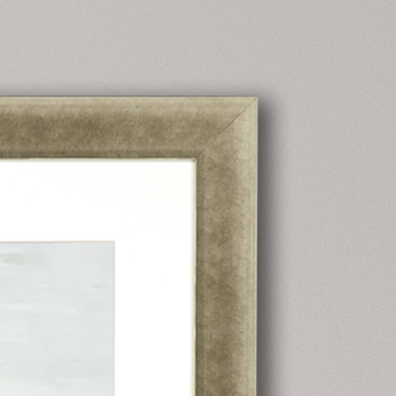 Trees and Creek II Framed Art Giclee Under Glass - Green