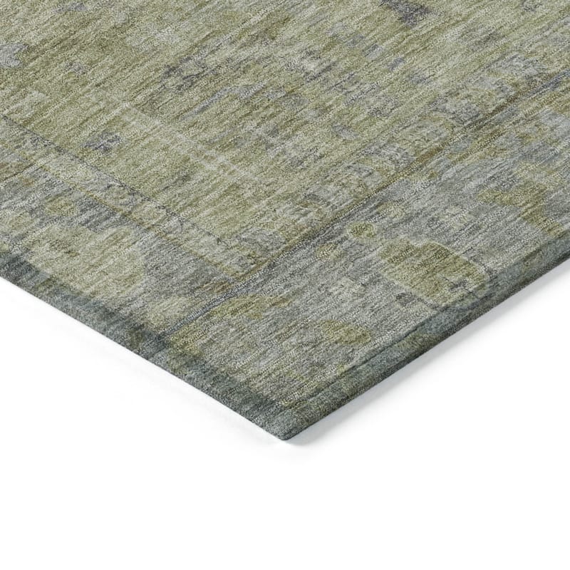 HomeRoots Oriental Traditional Rectangle Outdoor Rug