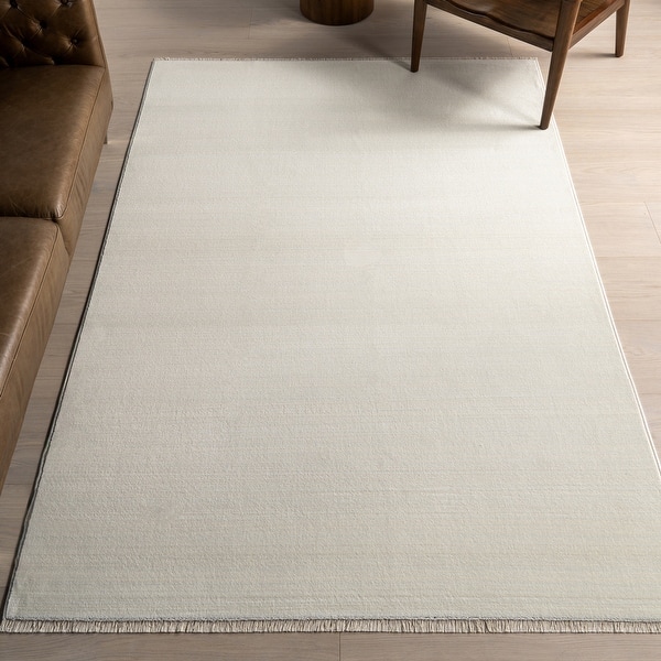 slide 2 of 49, Nuloom Raya Contemporary Solid Area Rug 10' x 13' - Cream