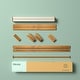 preview thumbnail 5 of 16, Priage by ZINUS Alexia Rustic Pine Wood Minimalist Rustic Platform Bed