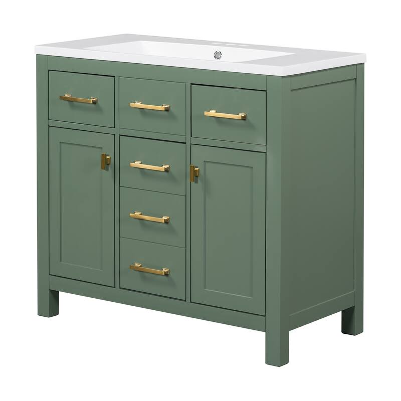36" Bathroon Storage Cabinet Vanity