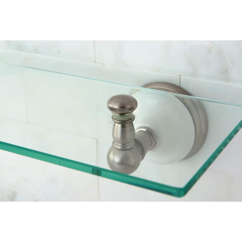Victorian Glass Shelf - Grey