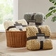 preview thumbnail 13 of 93, Madison Park Hand Made Chunky Double Knit Throw Blanket