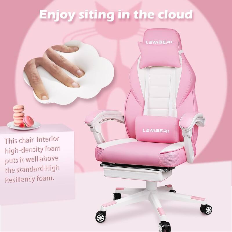 BOSSIN Racing Style Gaming Chair,300 lbs Big and Tall gamer chair High Back Computer Chair