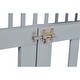 preview thumbnail 40 of 58, Twin Over Twin Bunk Bed with Slide,Ladder,Door,Safety Guardrails,Floor