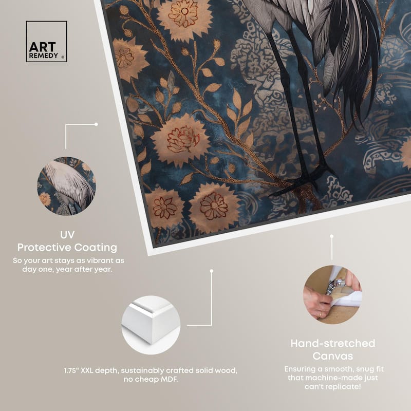 Botanical Bird II Canvas by Art Remedy