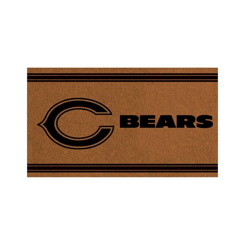Chicago Bears PVC Door Mat - Black