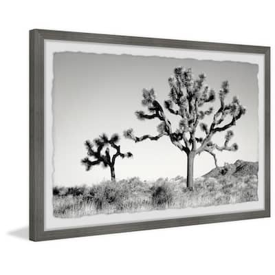 'Mountain Top Trees' Framed Painting Print