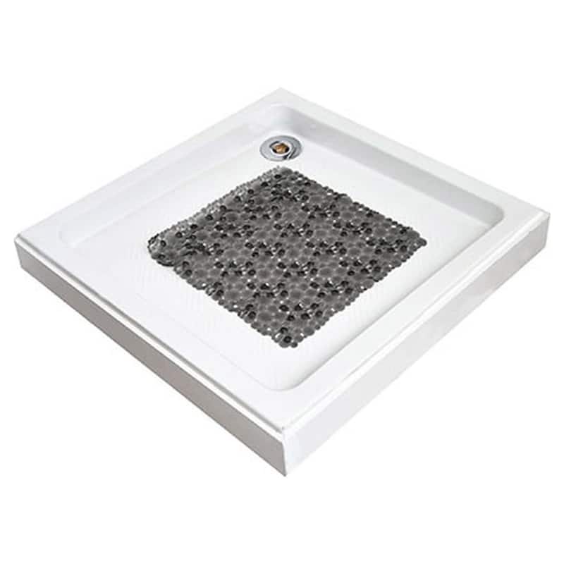 Bubbles Non-Slip Square Shower Mat 20 L X 20 W