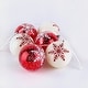 National Tree Company 6-Piece Shatterproof Snowflake Ornaments - 3 in ...