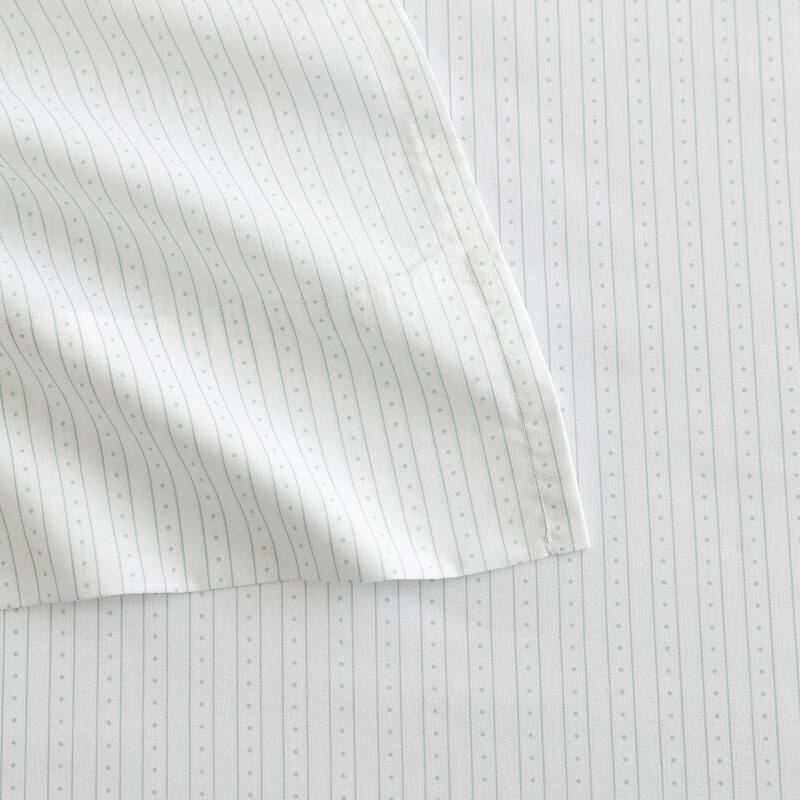Martha Stewart Printed Cotton Percale Sheet Set
