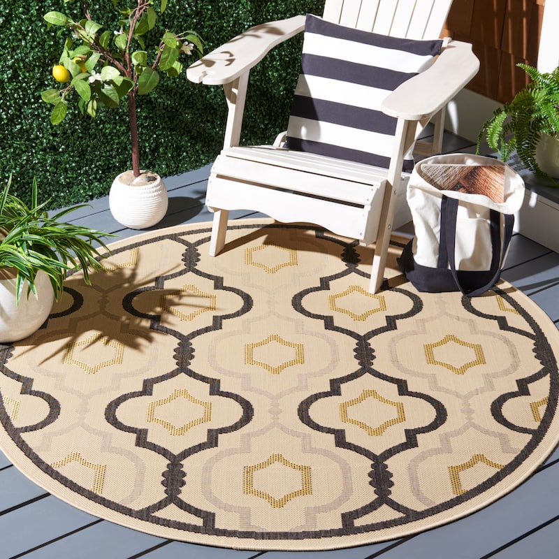 SAFAVIEH Courtyard Oyvor Indoor/ Outdoor Waterproof Patio Backyard Rug