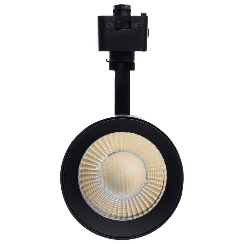 30W LED Track Head 36 Degree Beam Spread J-Style Track 5 CCT Selectable Matte Black - Matte Black