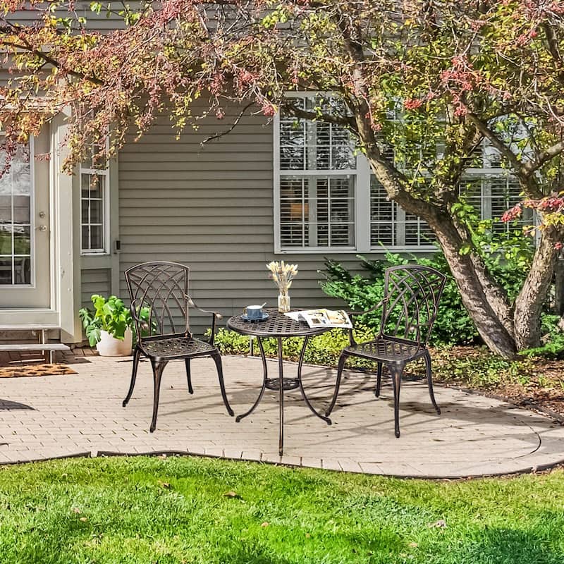 Cast Aluminum Bistro Set