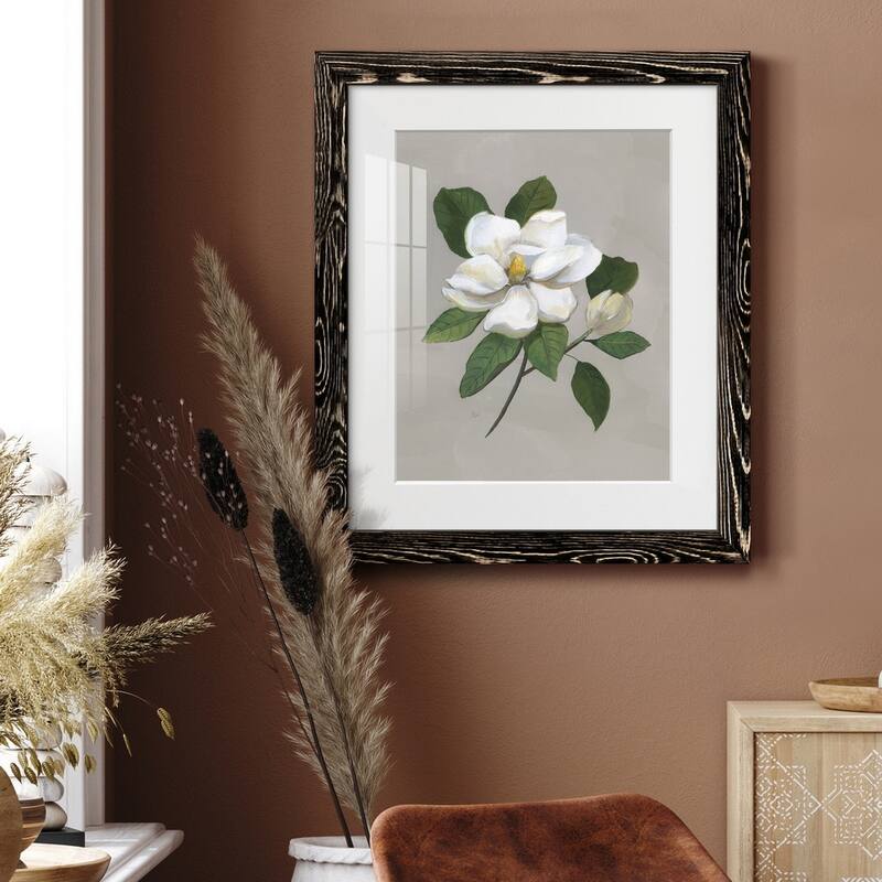 Botanical Magnolia-Premium Framed Print - Ready to Hang