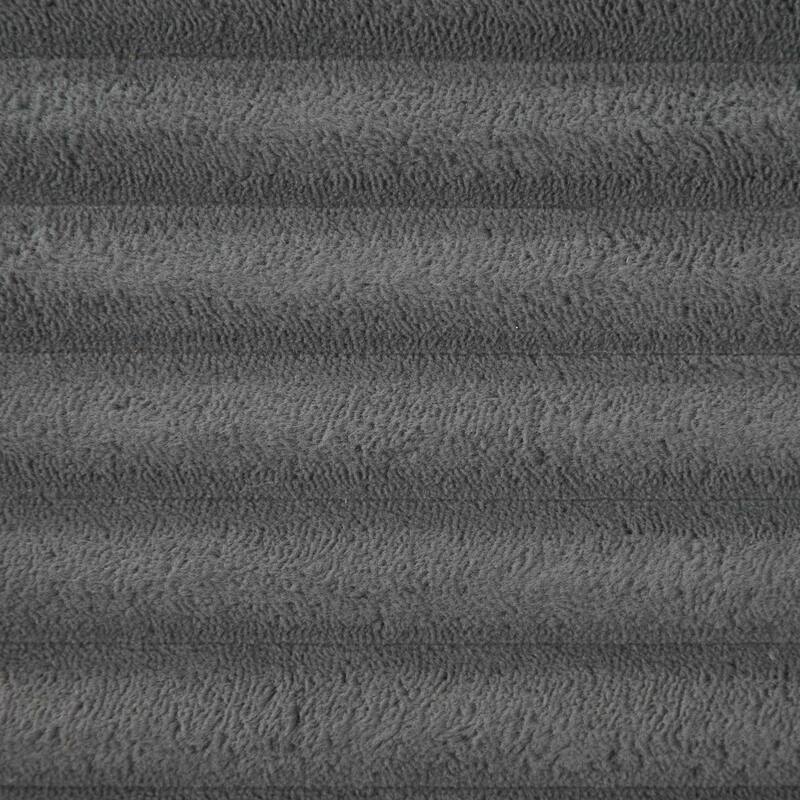 Modular Sectional Sofa with L-Shape Chaise, Oversized Corduroy Upholstered Cloud Sofa, Deep Seat Sofa with 2 Throw Pillows