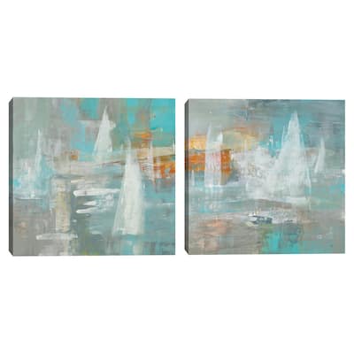 Sail Time I-II by Lisa Ridgers Canvas Art Prints