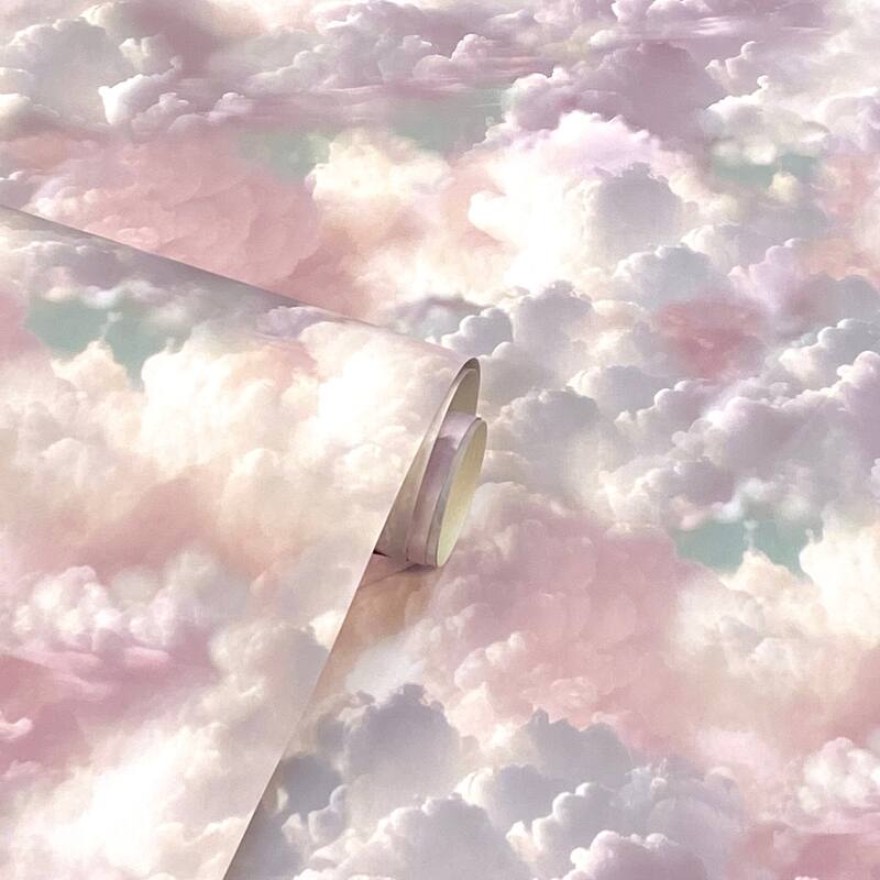 Arthouse Merryweather Violet Cloudy Skies Wallpaper