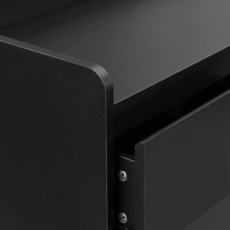 Shoe Cabinet with Adjustable Shelves, Multi-Functional Storage Cabinet, Freestanding Shoe Rack with 1 Drawer & 4 Doors