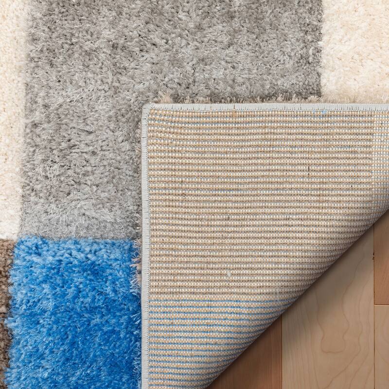 Well Woven San Francisco Escondido Geometric Shag Area Rug