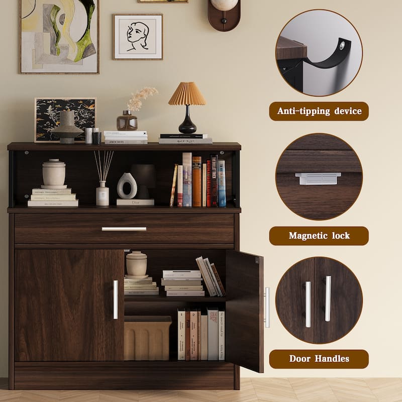 Sideboard Buffet & Storage Cabinet – Versatile Sideboard for Living Room, Dining Room, or Entryway