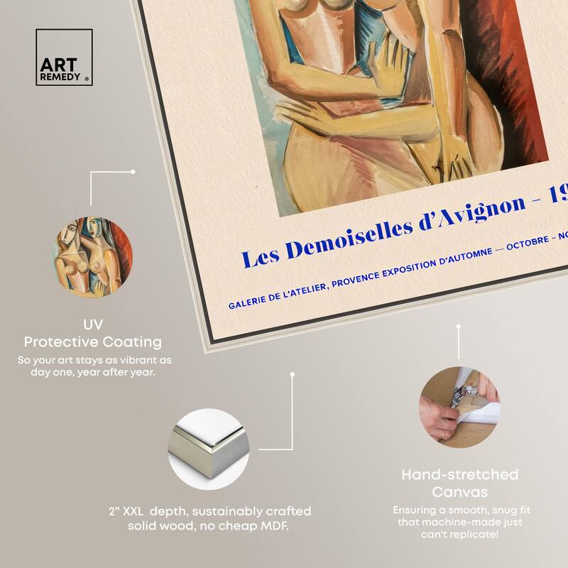 Picasso's Avignon Canvas by Art Remedy