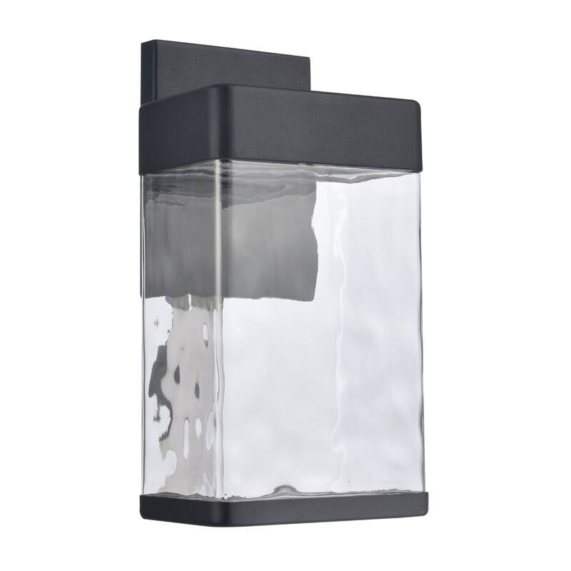 Cornice High Integrated LED Outdoor Sconce - Charcoal Black