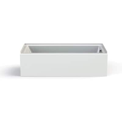 Maax 106348-R-001 Rubix Access 60" Alcove Acrylic Soaking Tub with