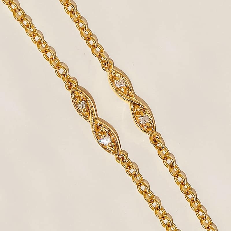 Kobelli 2.45 Carat Natural Fancy Yellow Diamond GIA Certified 18k Solid Two-Tone Gold Orbit Halo Pear Circuit Necklace - White