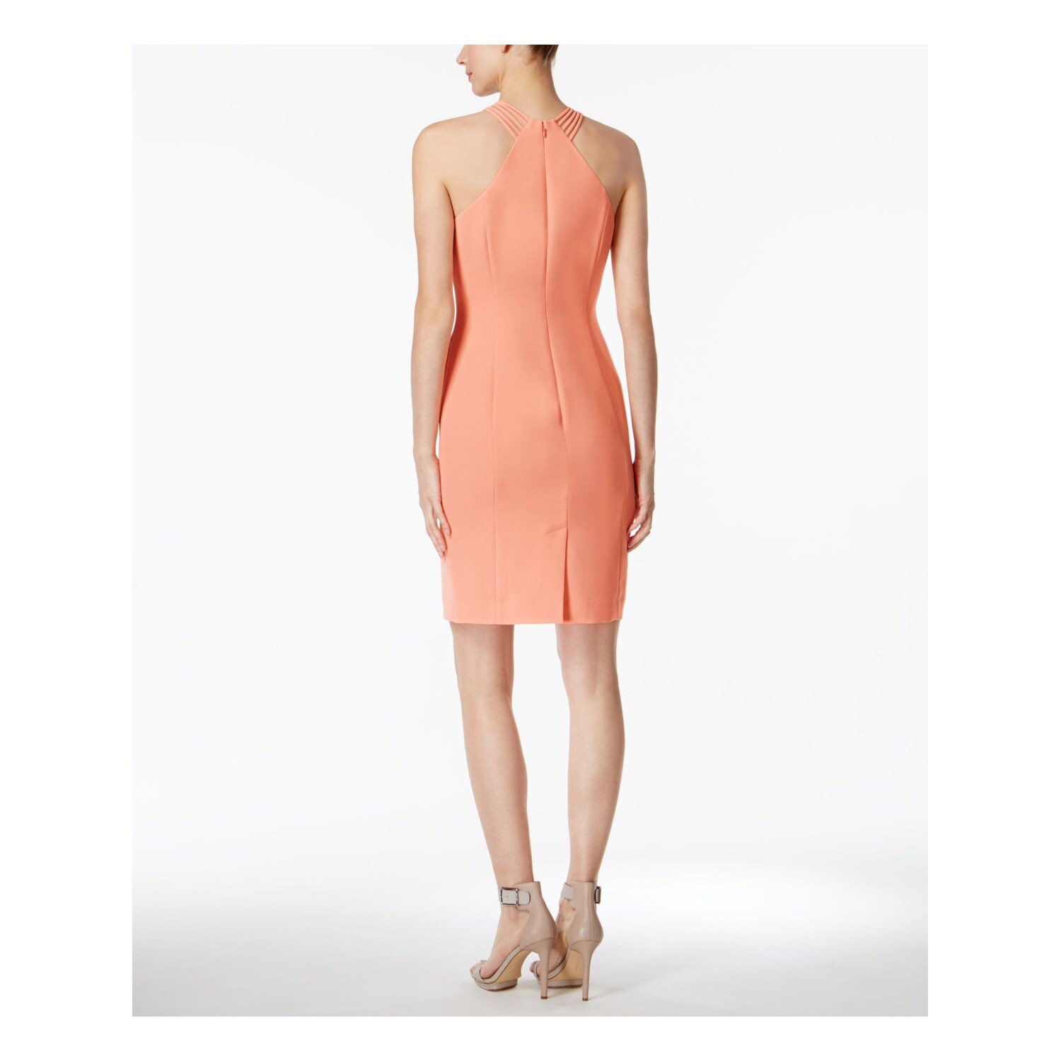 calvin klein coral dress