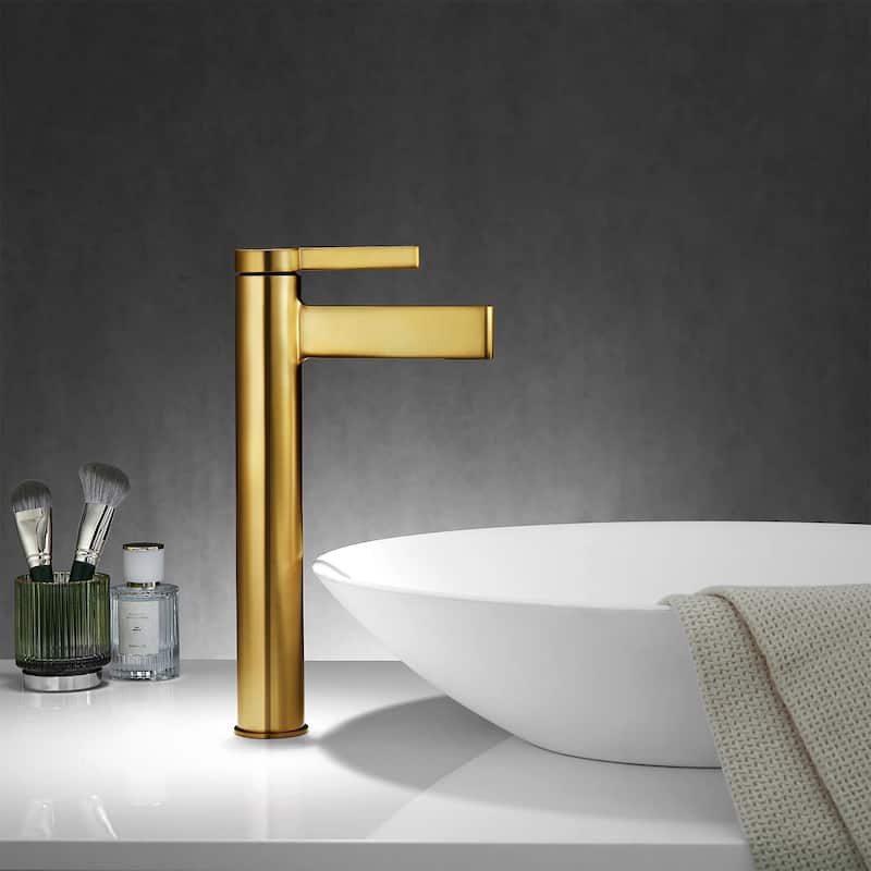 Vinnova Oviedo Single Hole Lever Vessel Bathroom Faucet