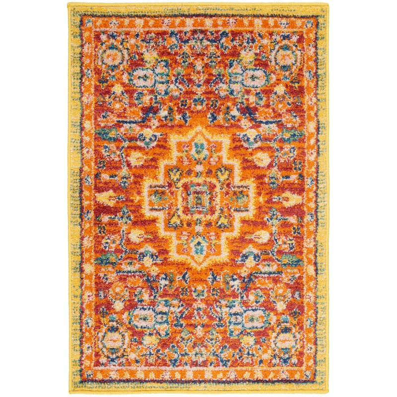 Nourison Allur Boho Contemporary Medallion Persian Area Rug