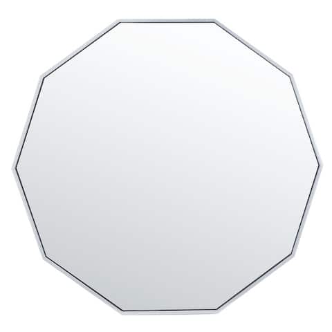 SAFAVIEH Kyna 36-inch Decagon Mirror - 36" W x 0.8" D x 36" H